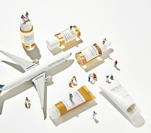 SKIN 1004 - Kit de Viaje - Ampolla, Tónico, Crema, Aceite Limpiador Madagascar Centella Travel Kit