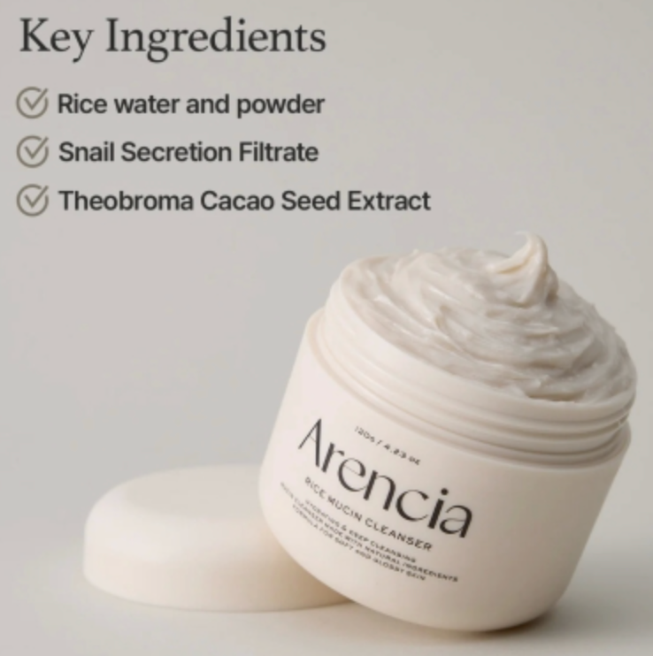 ARENCIA - Rice Mucin Cleanser 120g