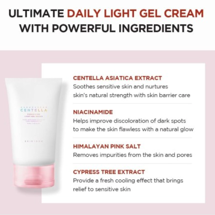 SKIN1004 - MADAGASCAR CENTELLA POREMIZING LIGHT GEL CREAM 75ML
