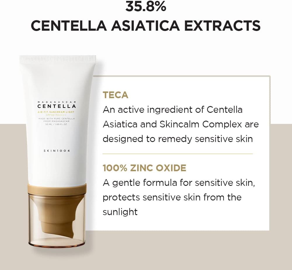 Madagascar Centella Air-Fit Suncream Light 50ml