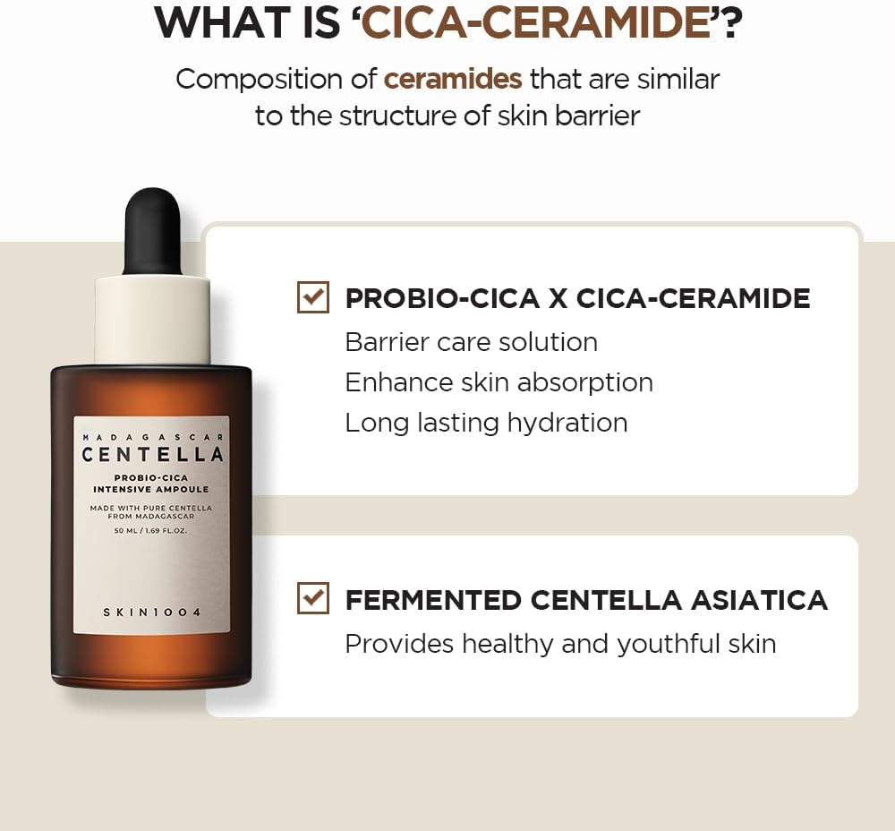 SKIN1004 Madagascar Centella Probio-Cica Intensive Ampoule (Sérum Facial Rico en Probióticos)