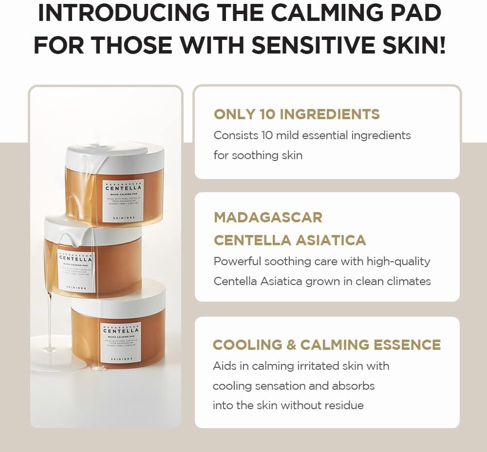 SKIN1004 Madagascar Centella Quick Calming Pad 70ea