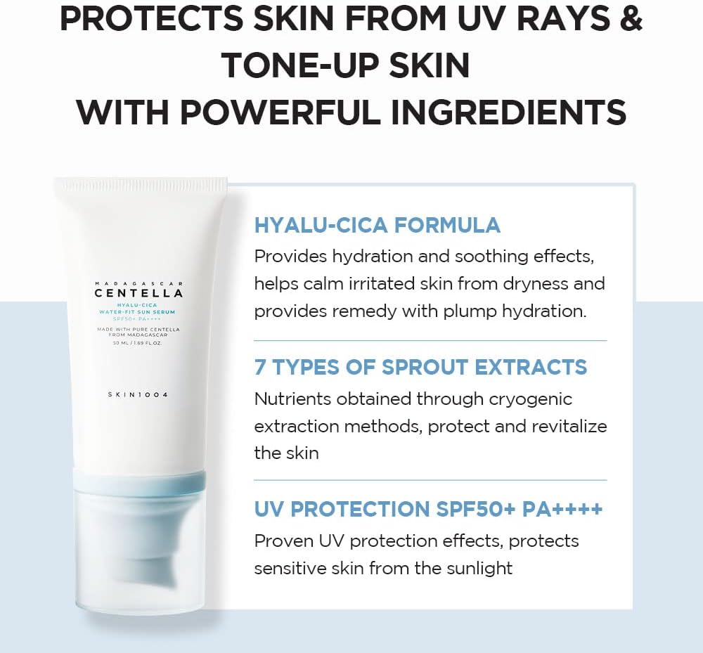 SKIN 1004 - Madagascar Centella Hyalu-Cica Water-Fit Sun Serum Twin Pack