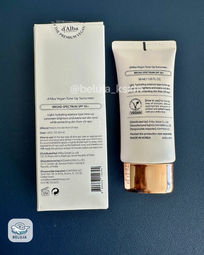 d'Alba - White Truffle Waterfull Tone-Up Sunscreen SPF 50+ - 50ml