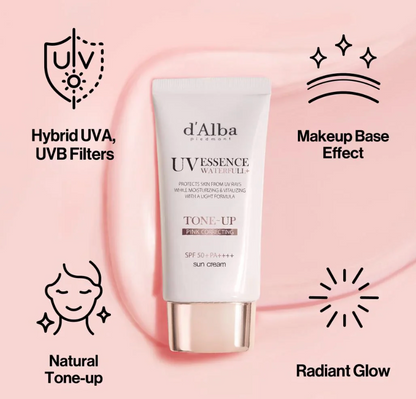 d'Alba - White Truffle Waterfull Tone-Up Sunscreen SPF 50+ - 50ml