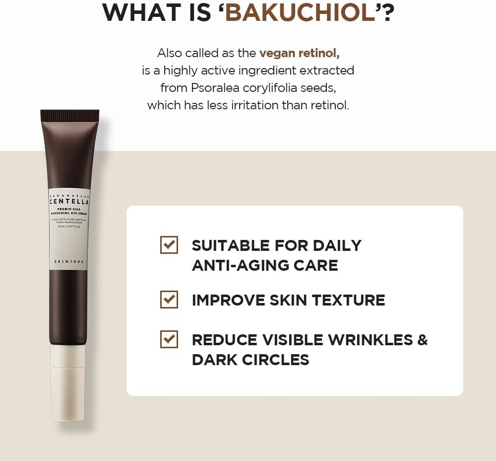 SKIN1004 Madagascar Centella Probio-Cica Bakuchiol Eye Cream 0.68 fl.oz (20ml)