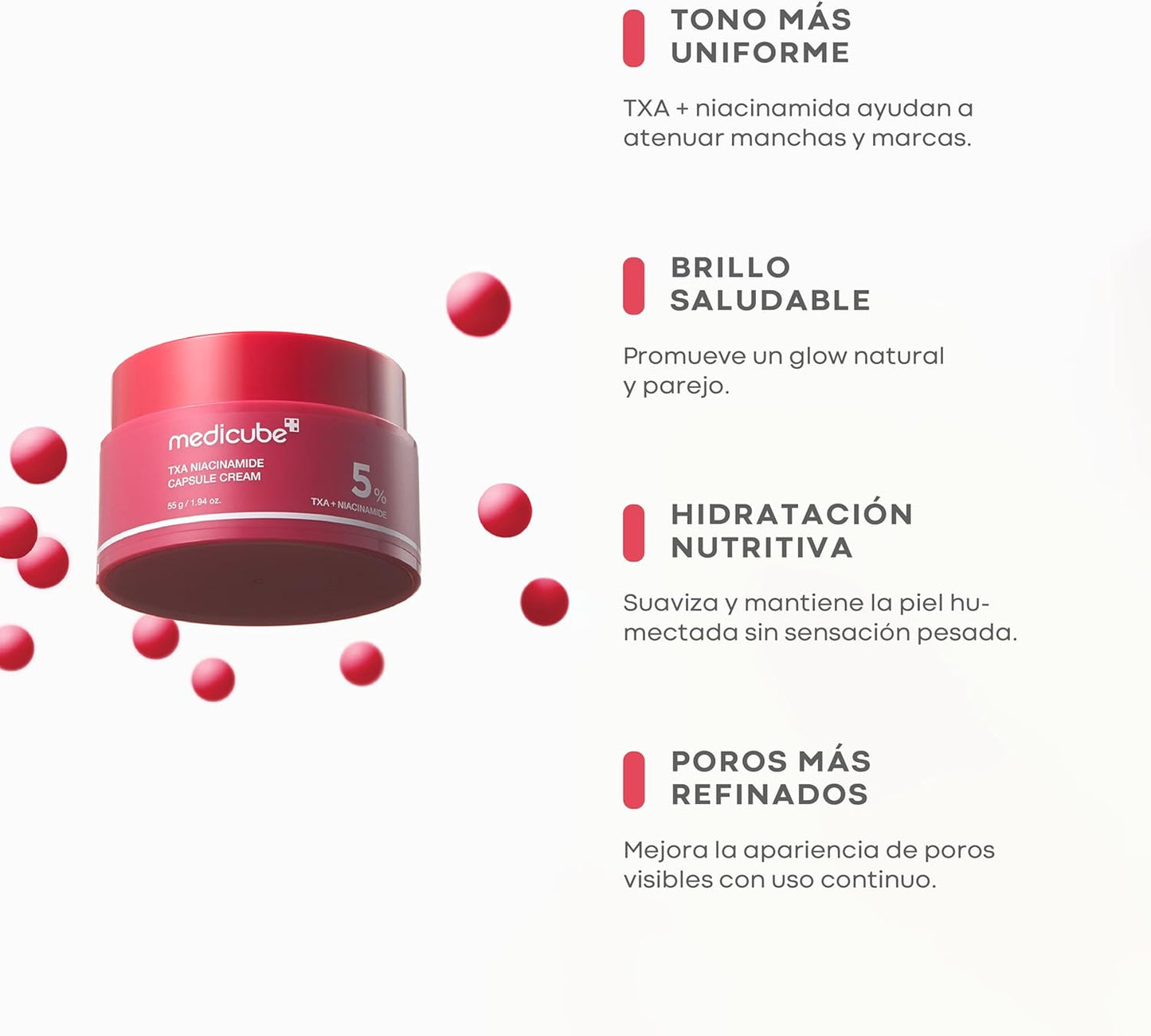 MEDICUBE - TXA NIACINAMIDE CAPSULE CREAM 55g